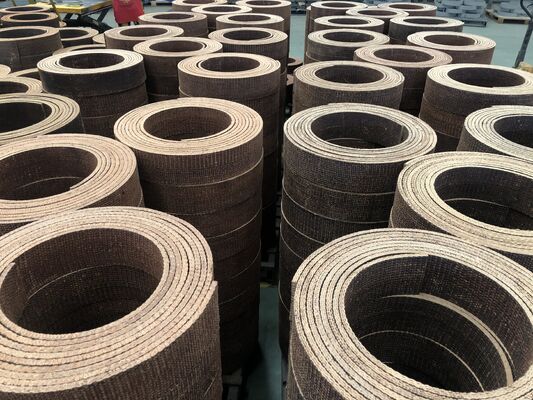 Тканевая промышленная фрикционная накладка с латунными нитями, пропитанная смолой, тканевый тормозной колодочный материал